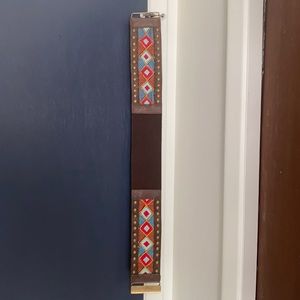 Bohemian leather belt